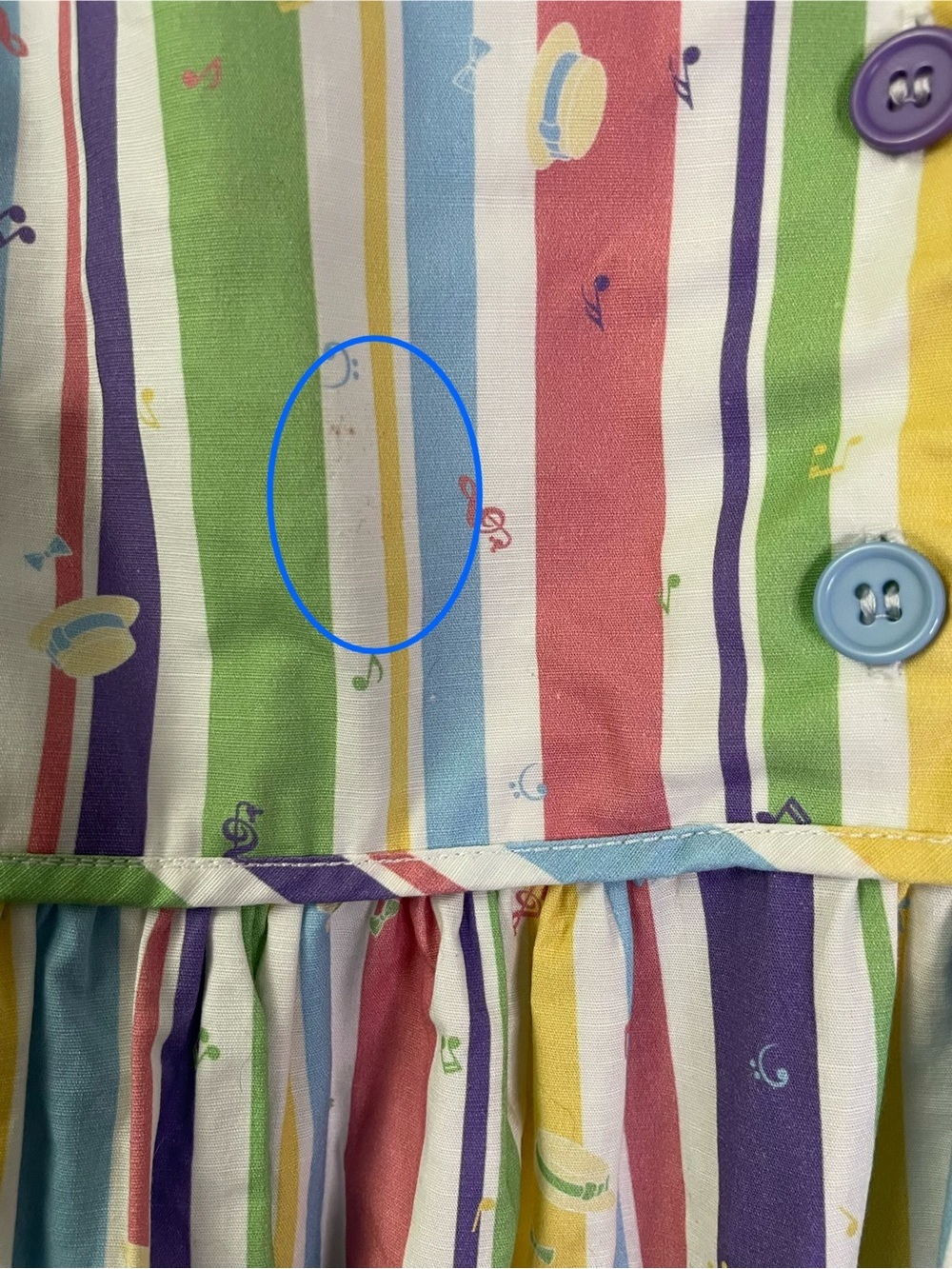 The Dress Shop Disney Dapper Dans Rainbow Striped Dress 1X - Picture 6 of 14